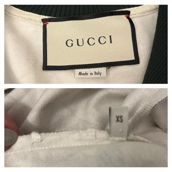 GUCCI dress floral white red green blue multicolor size XS mini ruffle zip EUC - Picture 16 of 16